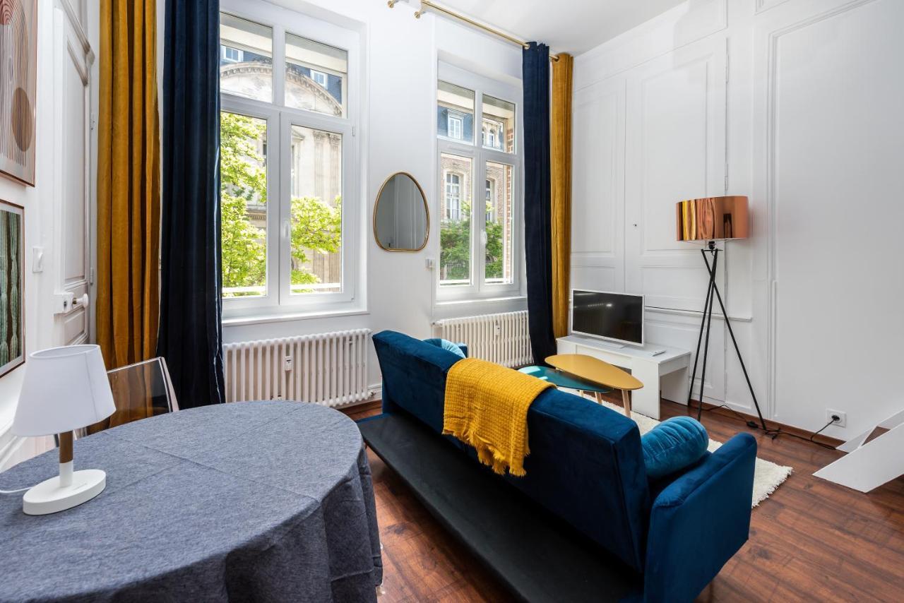 Appartement Centre Ville - Parking Prive Gratuit Amiens Zewnętrze zdjęcie