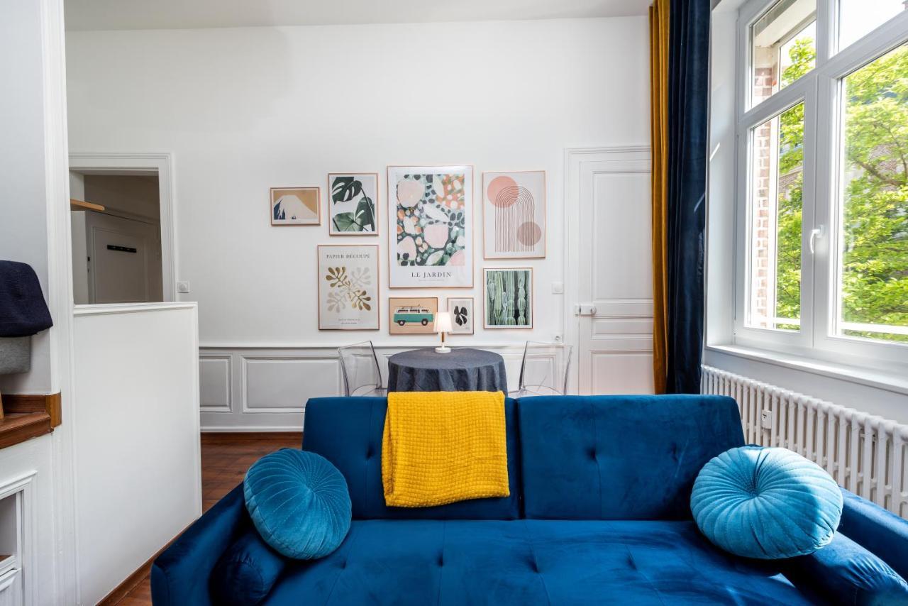Appartement Centre Ville - Parking Prive Gratuit Amiens Zewnętrze zdjęcie