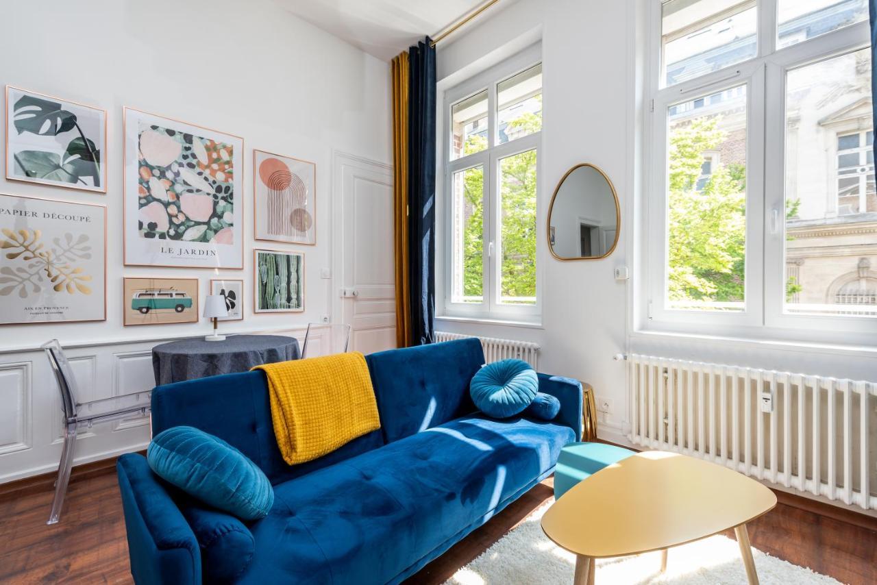 Appartement Centre Ville - Parking Prive Gratuit Amiens Zewnętrze zdjęcie